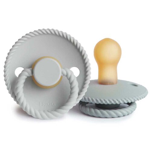 FRIGG Rope Pacifier 2 Pack - Latex Size 1
